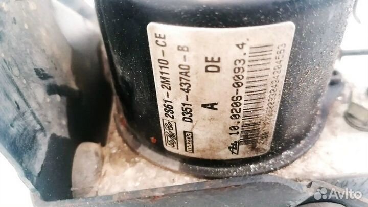 Блок абс 2S612M110CE Ford Fiesta 2002-2005 года