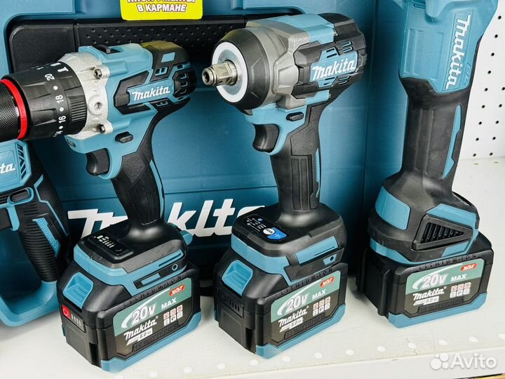 Набор аккумуляторного инструмента Makita 6в1