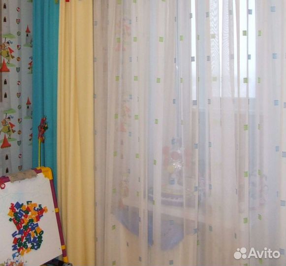 Комплект шторы и тюль бу