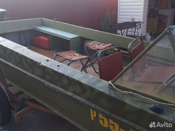 Казанка 5м с мотором меркури 30 2ухтактным