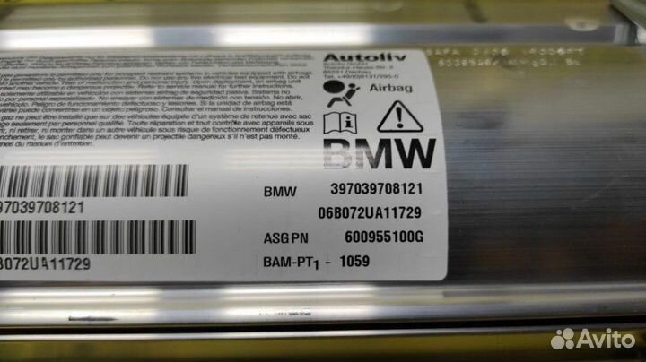 Подушка безопасности Bmw 540I E60 N62B40A 03.2006