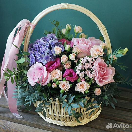 Корзины с цветами