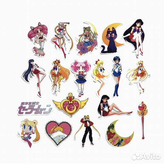 Наклейки sailor moon