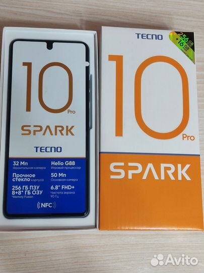 TECNO Spark 10 Pro, 8/256 ГБ