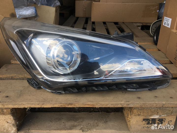Фара правая линза Solaris рестайлинг 2014-2017
