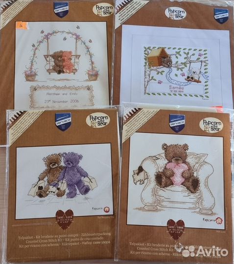 Наборы для вышивания крестом Vervaco. Orchidea