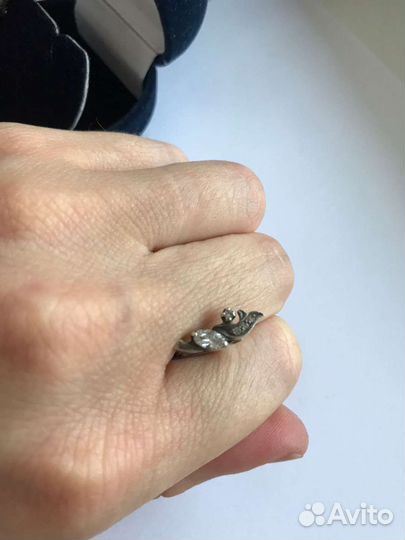 Серьги кольцо винтаж