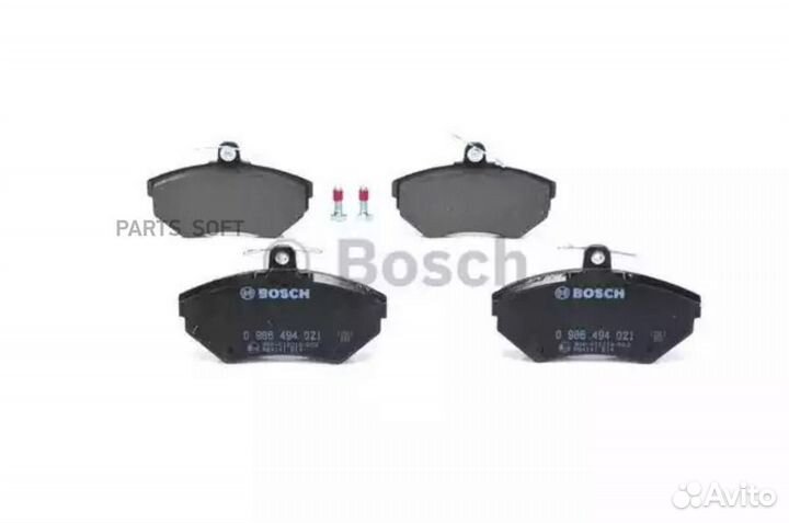 Bosch 0986494021 дисковые колодки передние