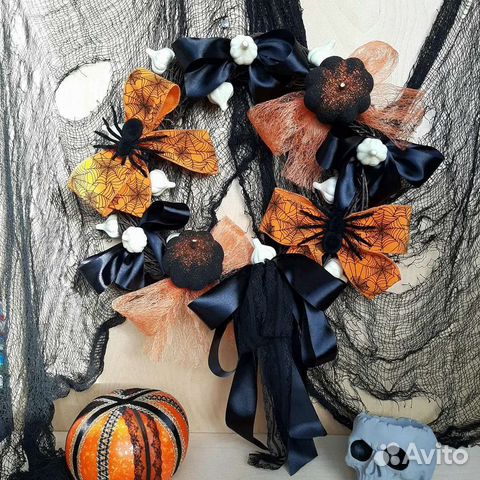 Венок на Хэллоуин