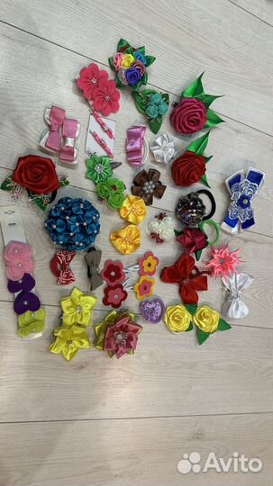 Резинки заколки ручная работа