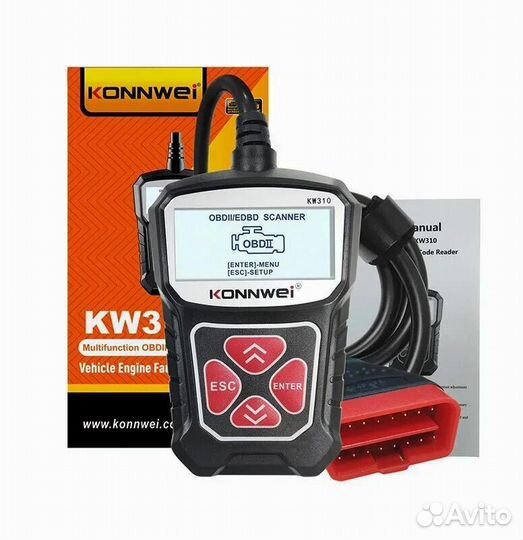 Диагностический сканер Konnwei KW310