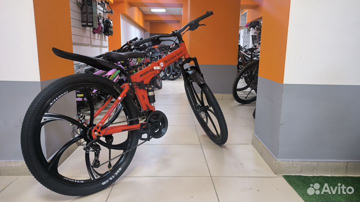 Велосипед на литых дисках