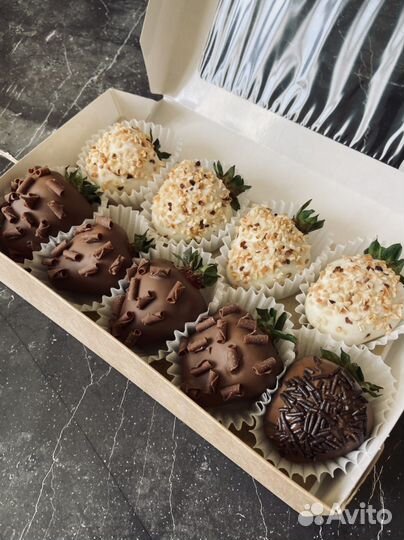 Клубника в бельгийском шоколаде. Набор №6