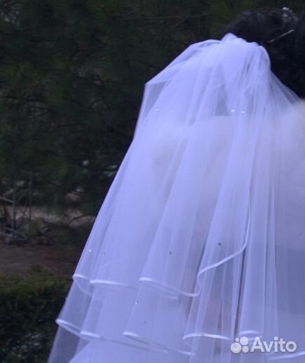 Платье свадебное с фатой scorpion размер s