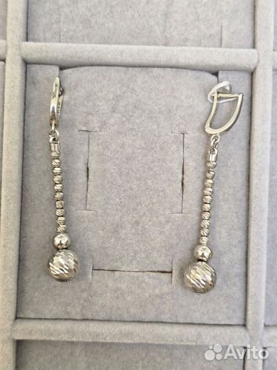Серьги серебро 925