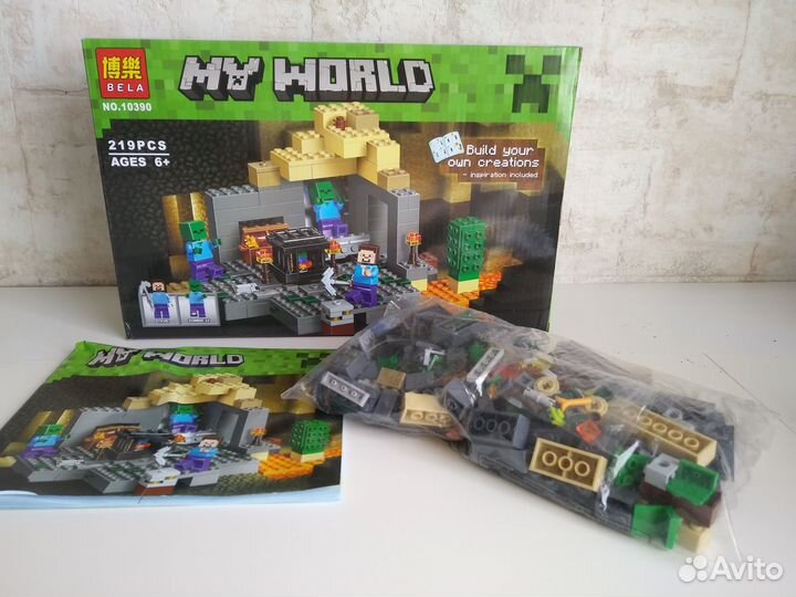 Конструктор Bela My World 10390 Подземелье