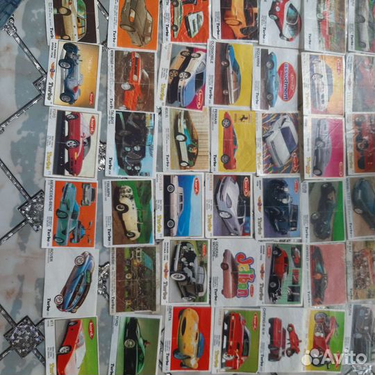 Вкладыши от жвачки турбо