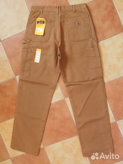 Брюки Carhartt плотный дак хлопок р. 34w 34l