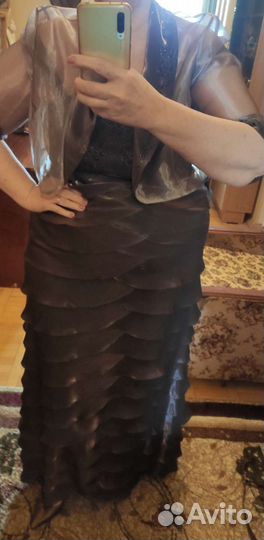 Платье вечернее новое, размер 54-56