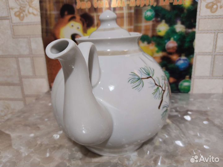 Фарфоровый чайник, сливочник СССР, кружка