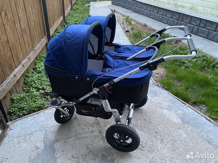 Коляска для двойни 2 в 1 tfk