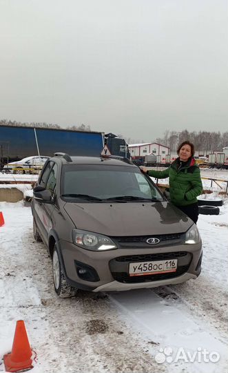 Автоинструктор-женщина на Калине, доп. вождение