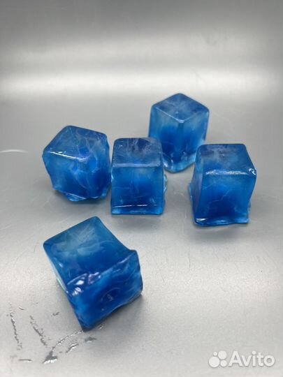 Лед пищевой Hoshizaki цветной blue кубик для кокте