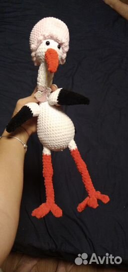 Игрушка из плюшевой пряжи