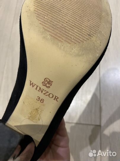 Туфли черные 36 размер