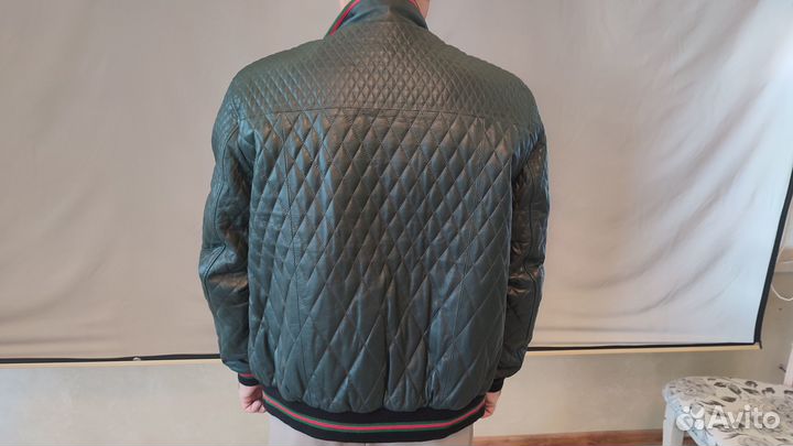 Кожаная куртка мужская