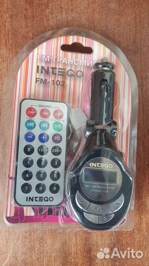 Fm трансмиттер Intego Fm -102