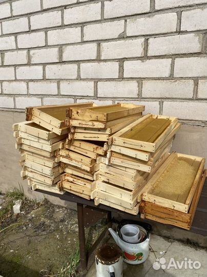 Рамки для пчел вощенные