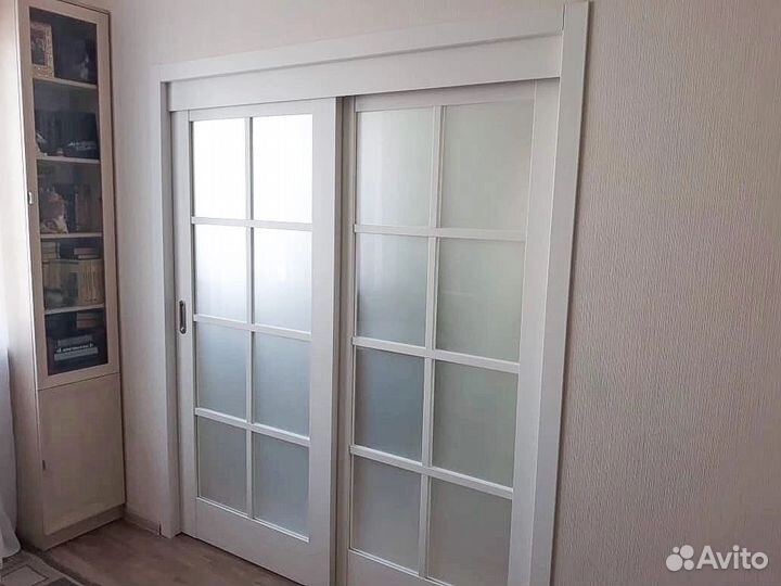 Раздвижные двери в комнату и ванную, влагостойкие