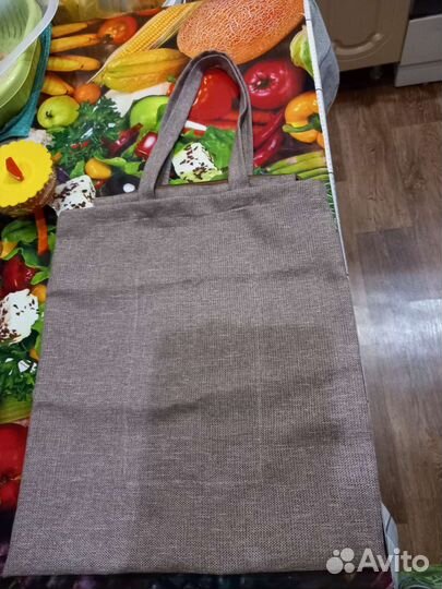 Cумка шоппер рогожка