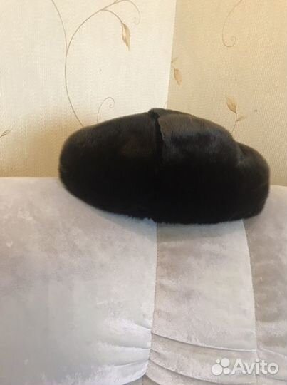 Меховая мужская кепка шапка нерпа