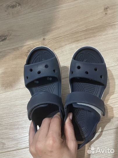 Сланцы crocs для мальчика размер J2 (стелька 19.5)