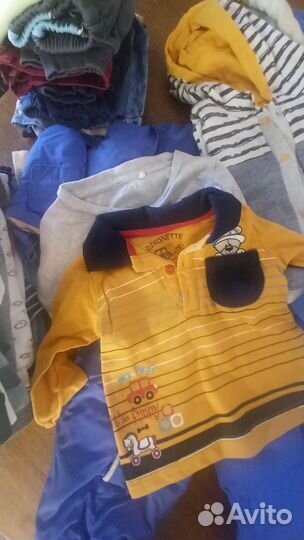 Коробка вещей на мальчика 68-74