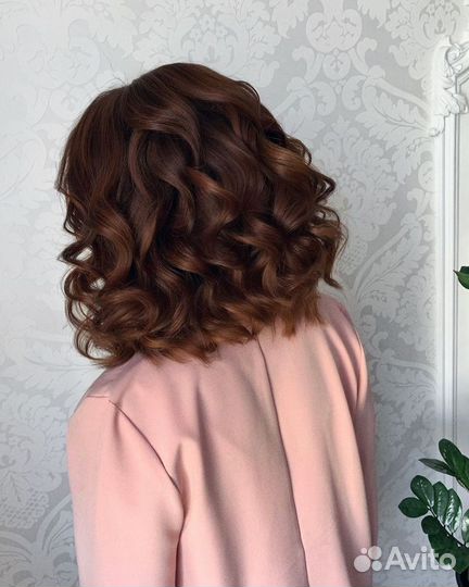 Укладки, локоны, афро-кудри