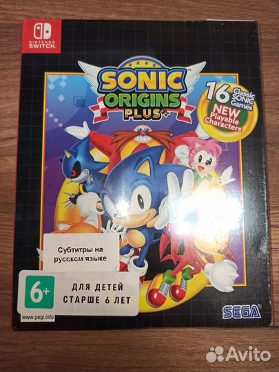 Игра для Nintendo Switch Sega Sonic Origins Plus