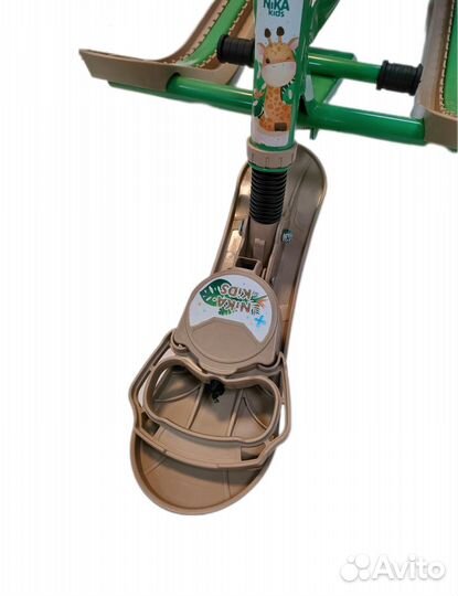 Снегокат Nika Ника Twiny 2+ со спинкой