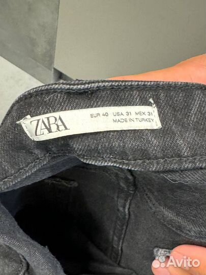 Джинсы zara мужские