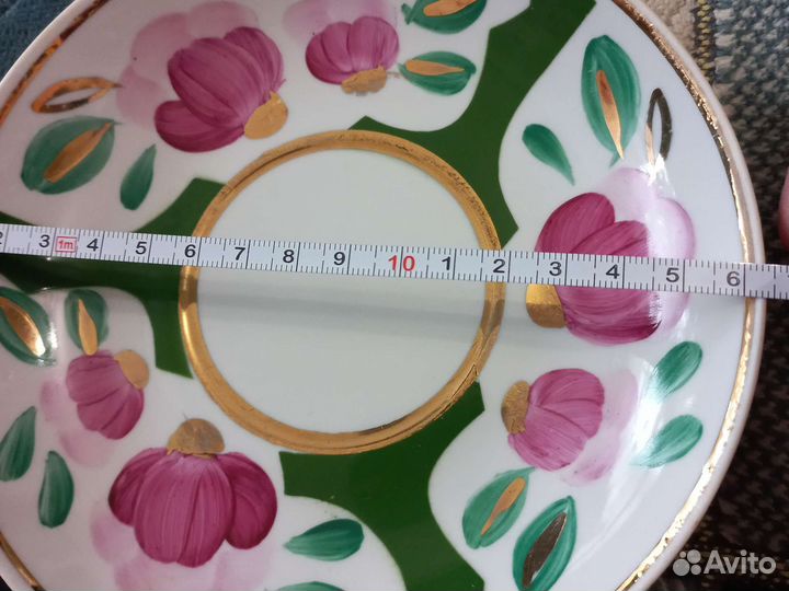 Блюдца фарфоровые новые СССР
