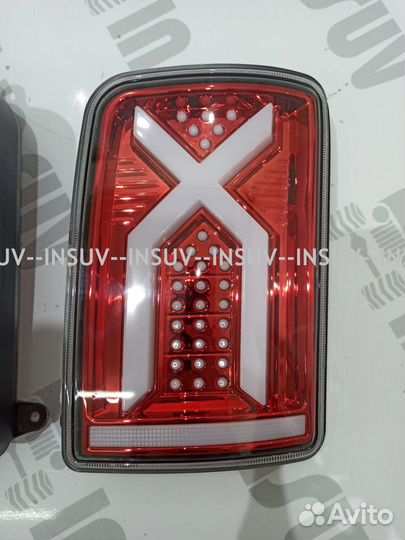 Фонари задние светодиодные Нива тип Х-2 красные