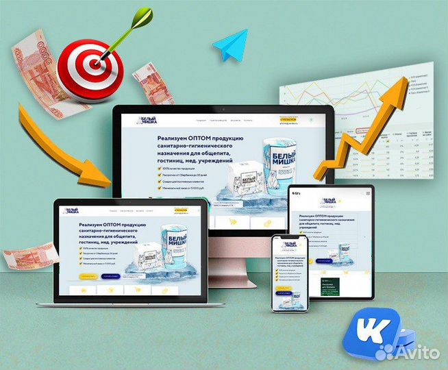 Создание сайта, продвижение сайта Яндекс директ