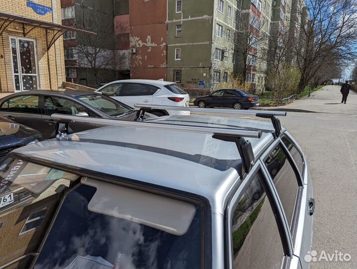 Багажник на крышу на водосток, усиленный, ед