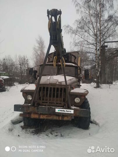 Урал 4320 с КМУ, 1987