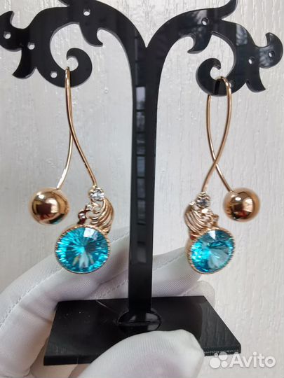 Золотые серьги