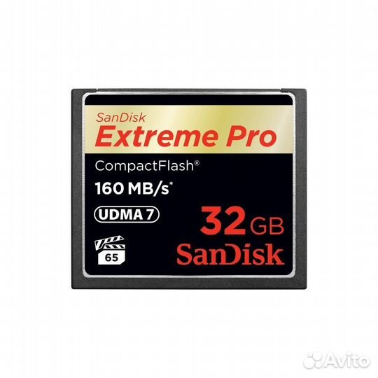 Карта памяти Sandisk CF 32Gb extremePRO1067x160м/с