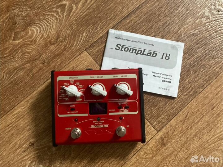 Басовый процессор VOX stomplab 1B
