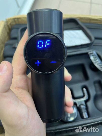 Массажер пистолет 6в1
